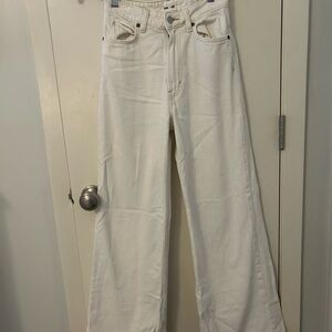 Lee Women's Cream Flare Jeans